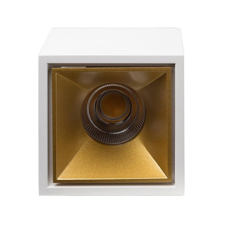 Влагозащищенный светильник LeDron KUBING White/Gold 00000014575