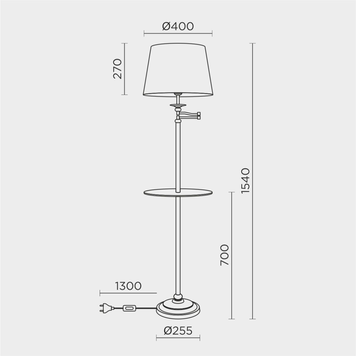 Торшер Modemodern MD.8024.01FL