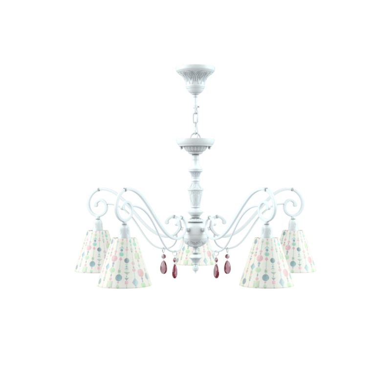 Подвесная люстра Lamp4you Classic E3-05-WM-LMP-O-17-CRL-E3-05-PK-DN