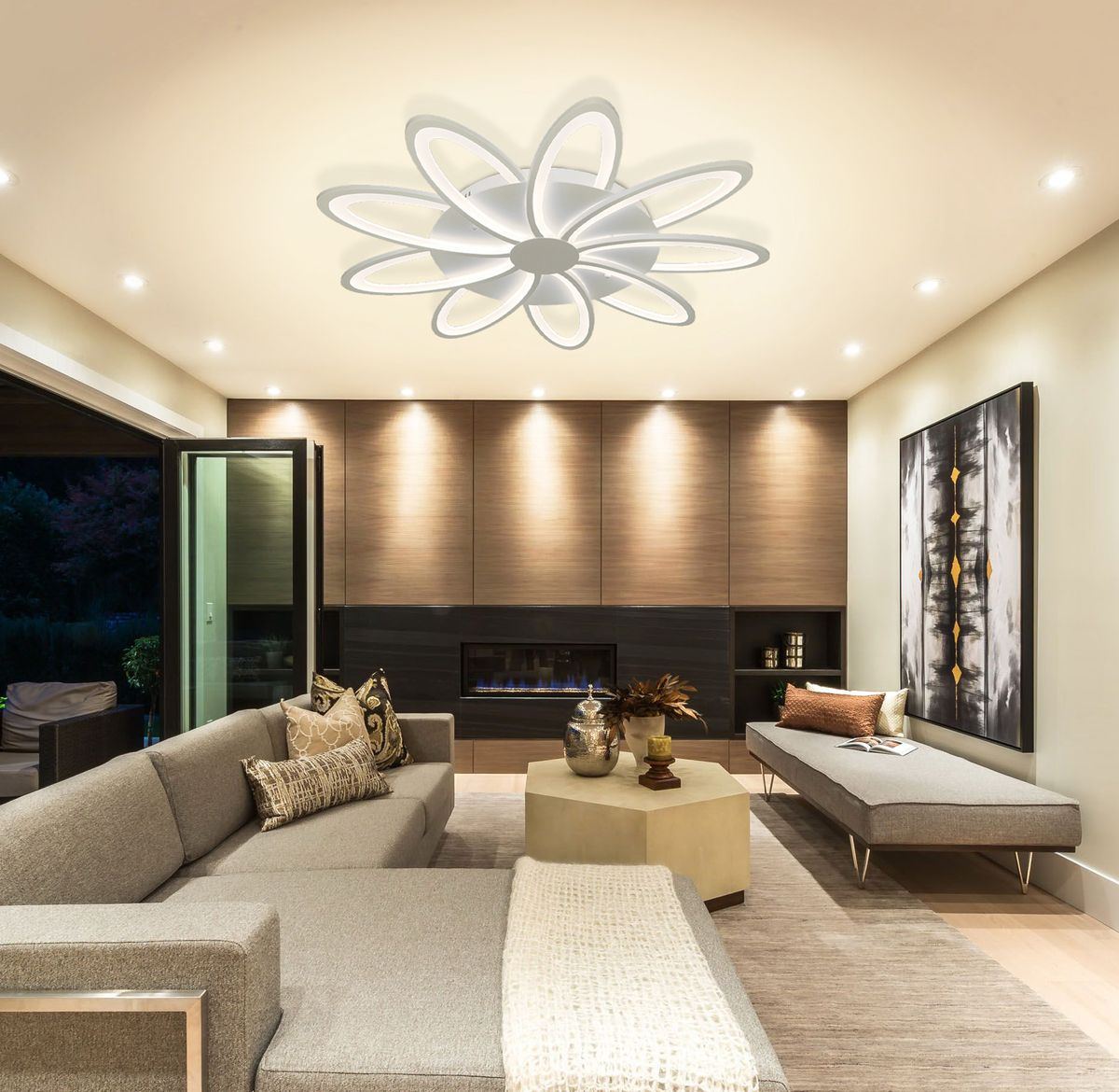 Потолочная люстра Natali Kovaltseva HIGH-TECH LED LAMPS 82009