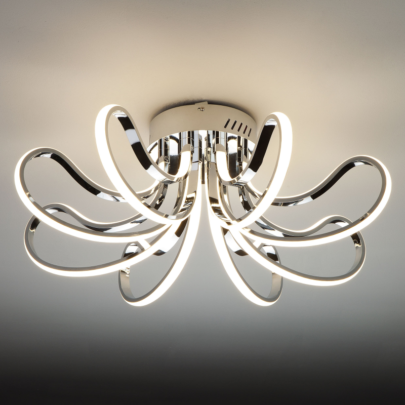 Потолочная люстра Eurosvet Lilium 90079/8 хром