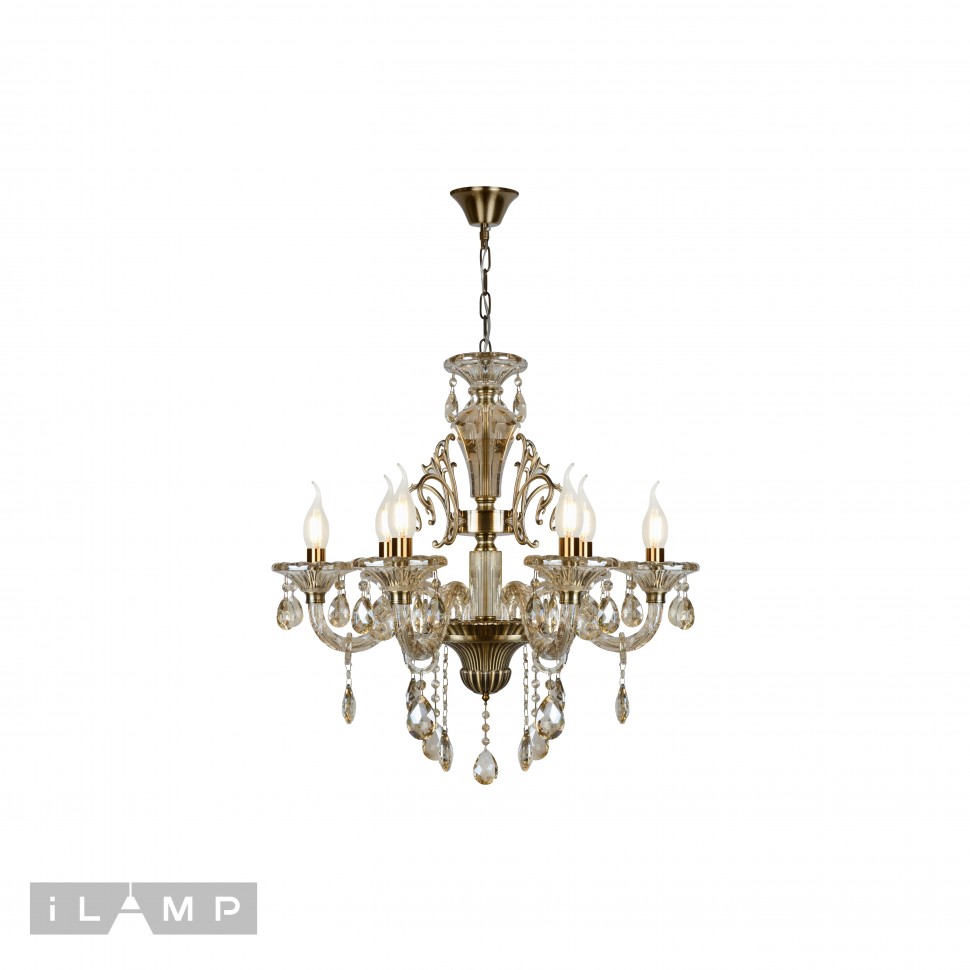 Подвесная люстра iLamp Asia 61079-6 BR