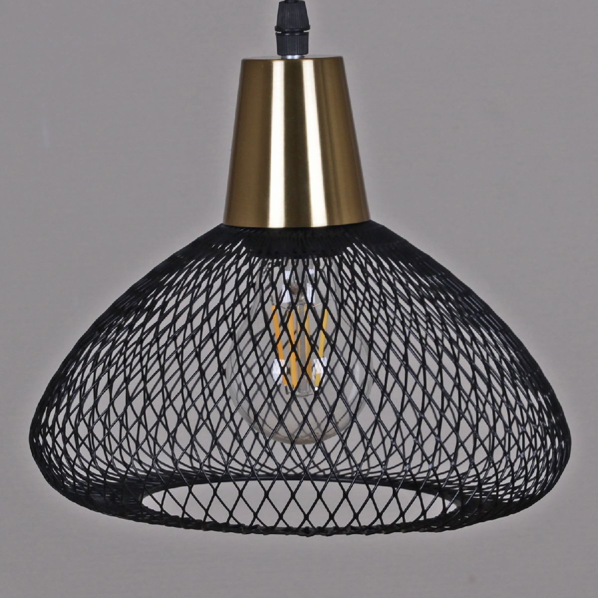 Подвесной светильник Reluce 03204-3.9-01 BK+COPPER