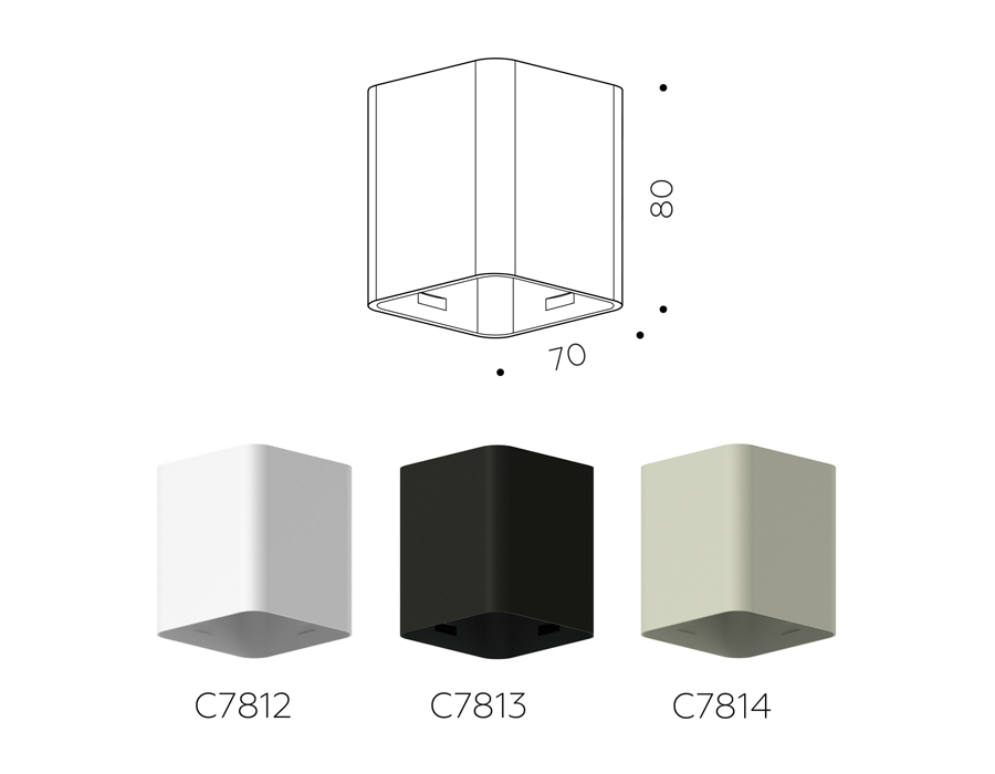 Корпус светильника накладной Ambrella Light DIY Spot C7814