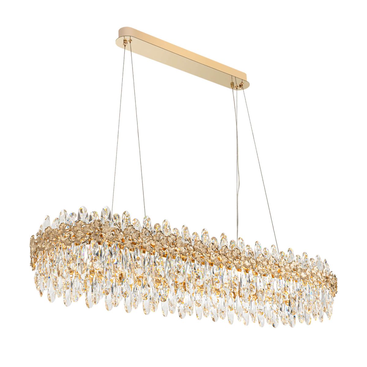 Подвесная led люстра Modelux ML.9888.1200 GD