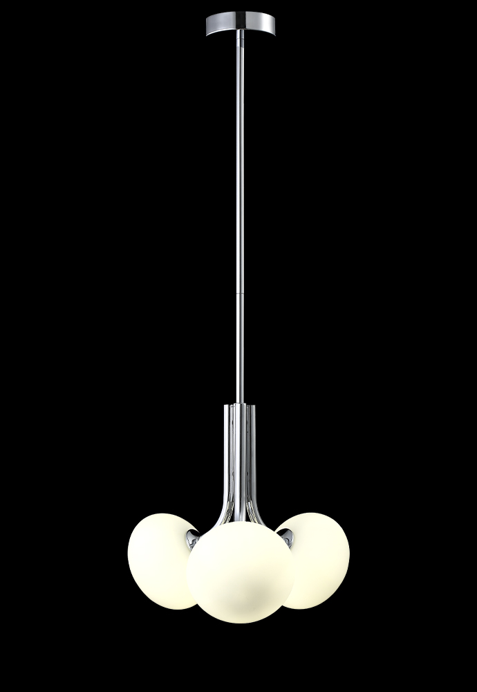 Подвесной светильник Crystal Lux ALICIA SP3 CHROME/WHITE