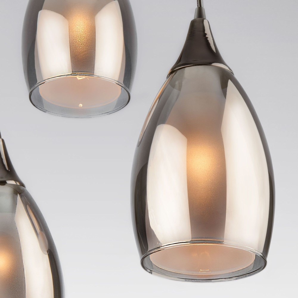 Подвесная люстра Eurosvet Cosmic 50085/3 черный жемчуг УЦ