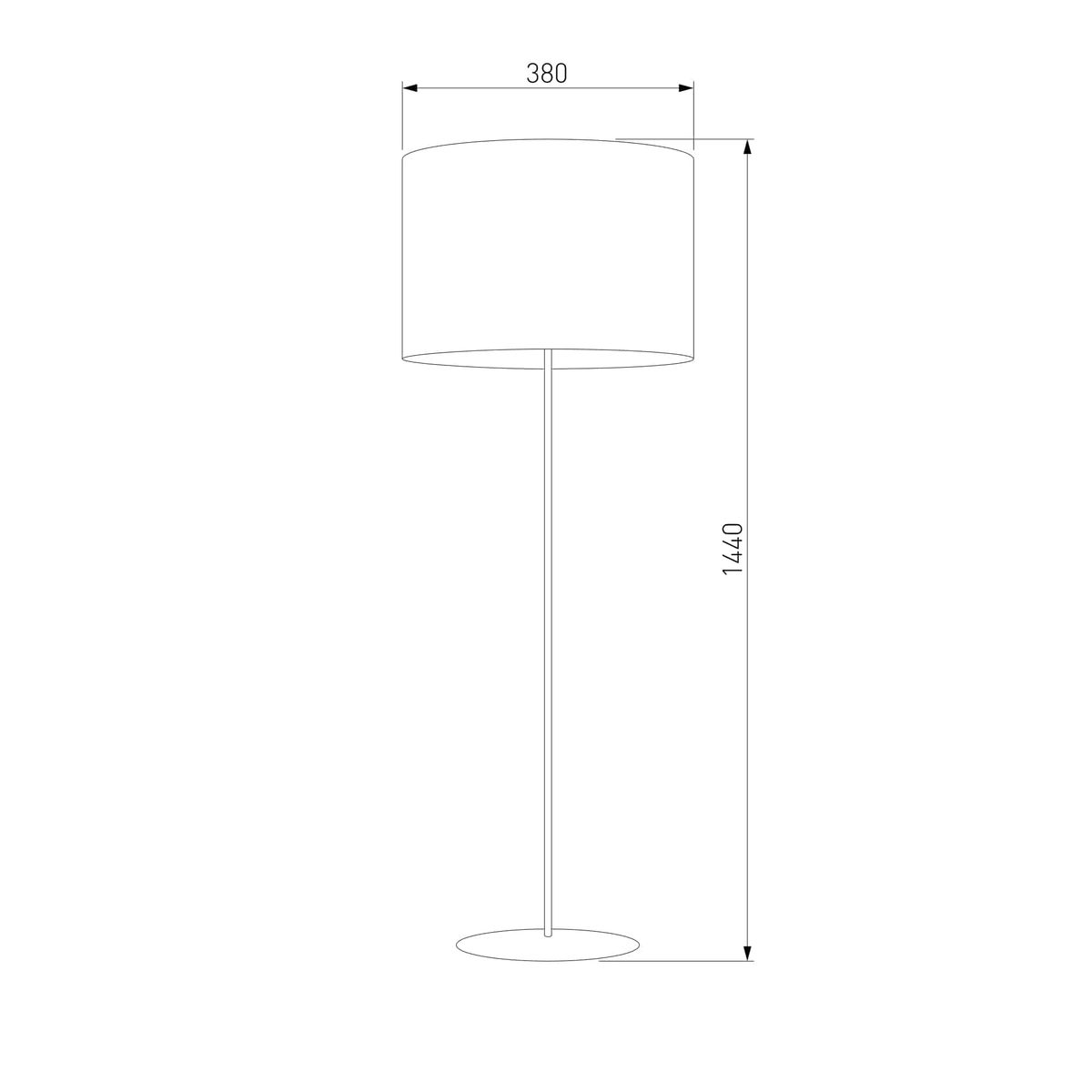 Торшер TK Lighting 5279 Tercino Blue