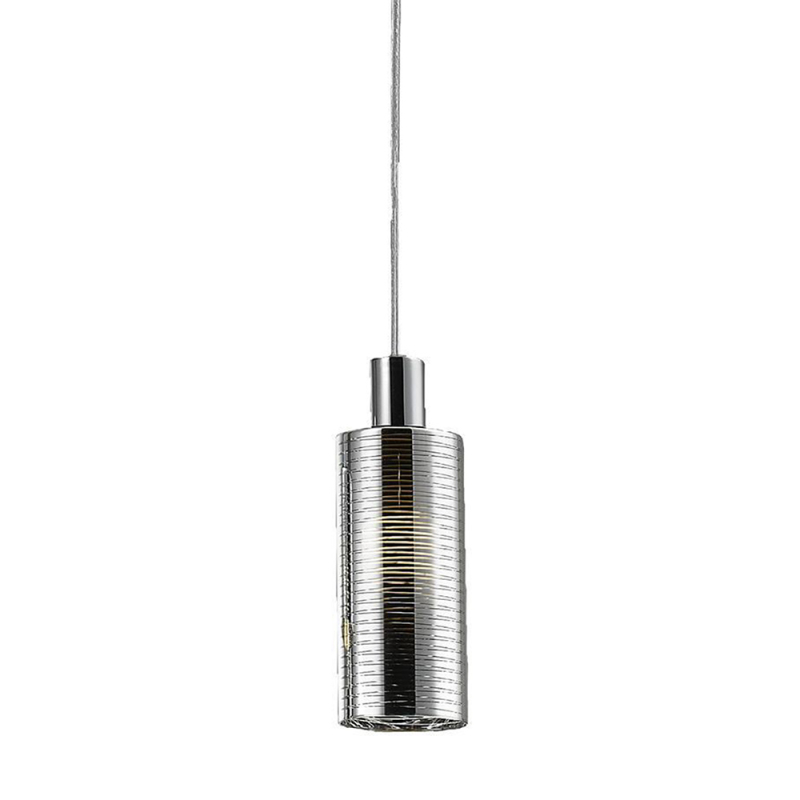 Подвесной светильник Zumaline PIOLI P0369-01D-F4GW (silver with stripes)