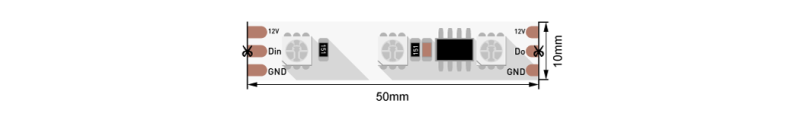 Светодиодная лента SWG SWG560-12-14.4-RGB-SPI 007115