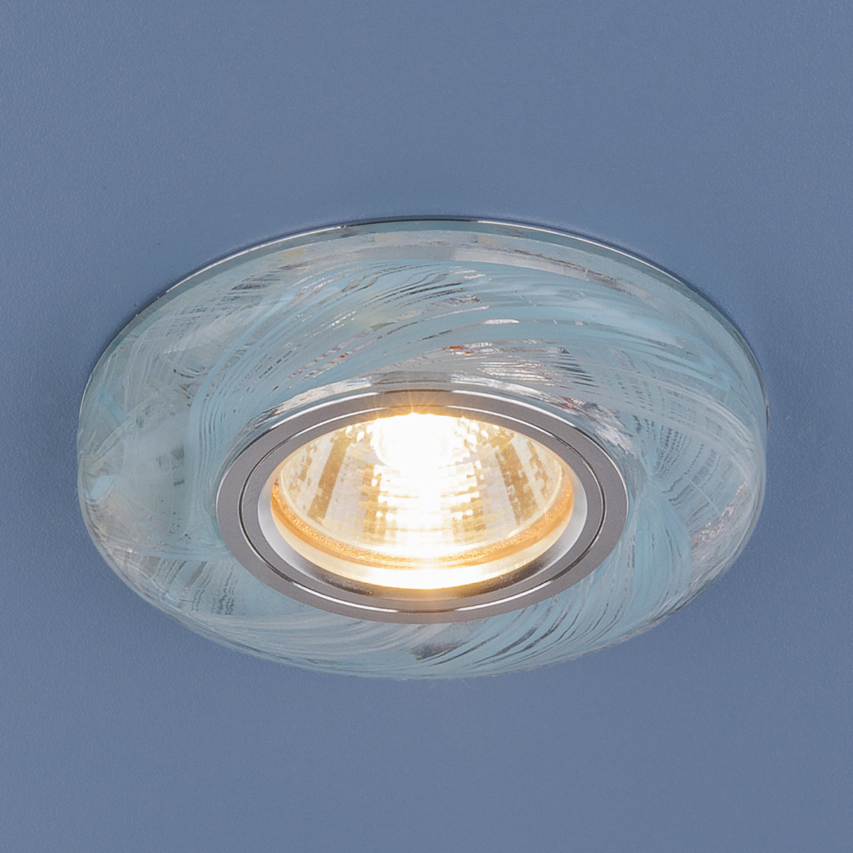 Встраиваемый светильник Elektrostandard 2191 MR16 CL/BL прозрачный/голубой 4690389096112