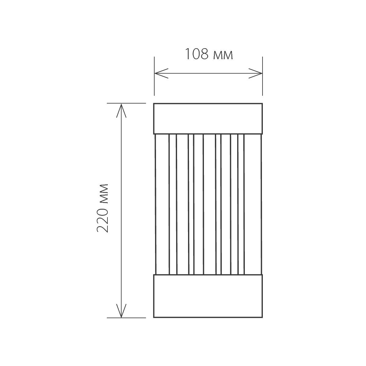Уличный светодиодный светильник Elektrostandard 1621 Techno LED графит Ares 4690389086106