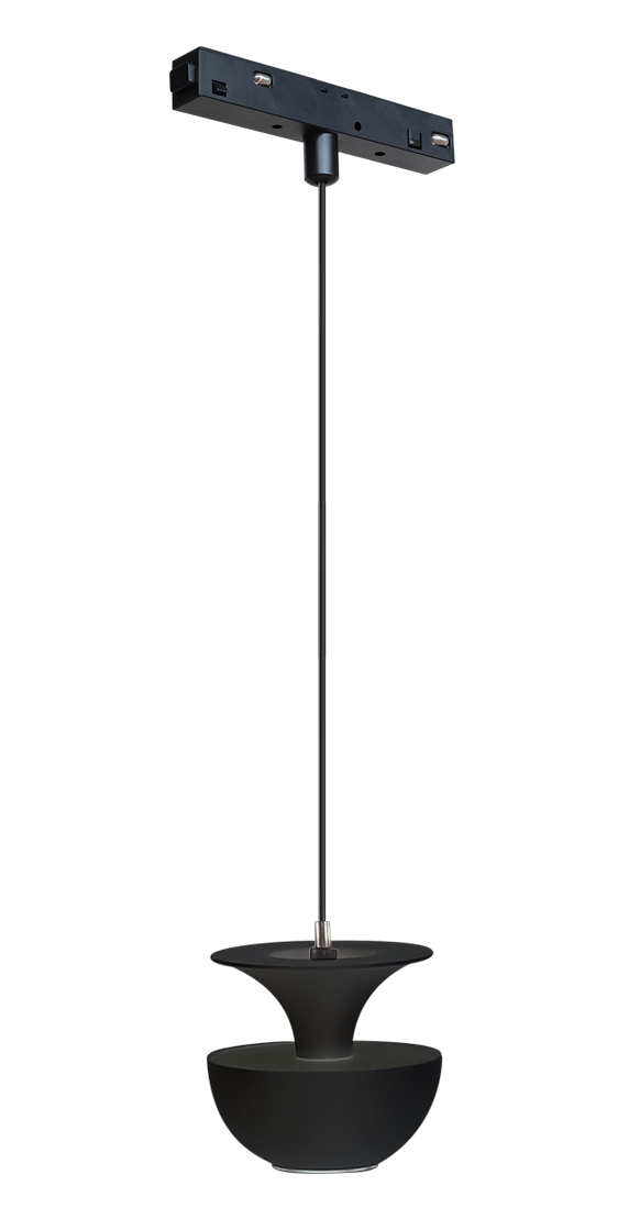 Трековый магнитный светильник iLedex Vision 4822-012-D80-6W-38DG-3000K-BK
