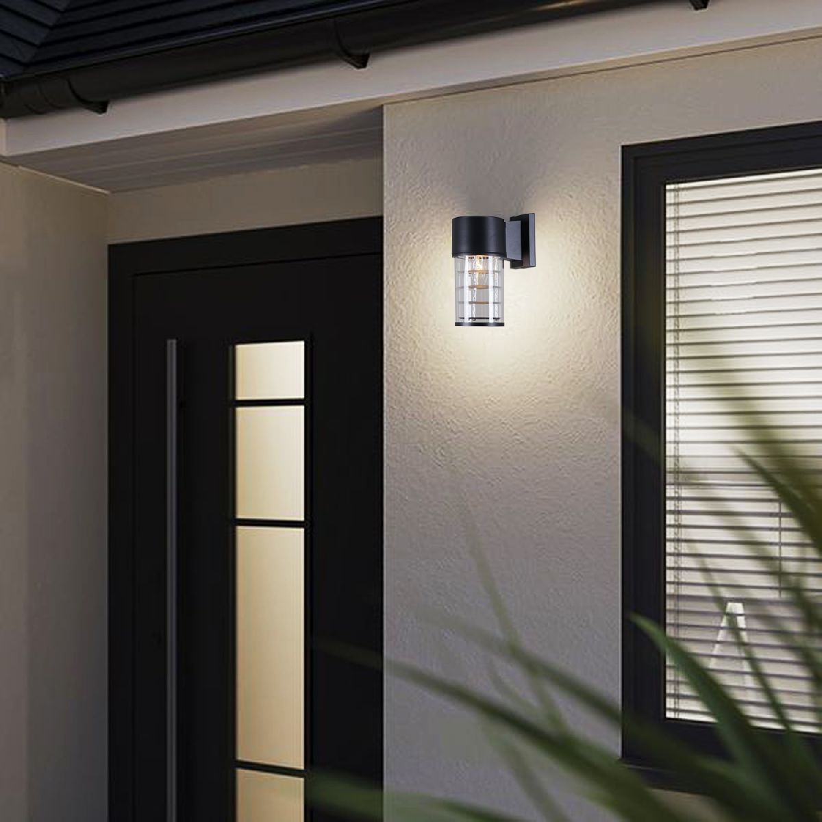 Уличный настенный светильник Reluce 86229-9.2-001CT E27 BK