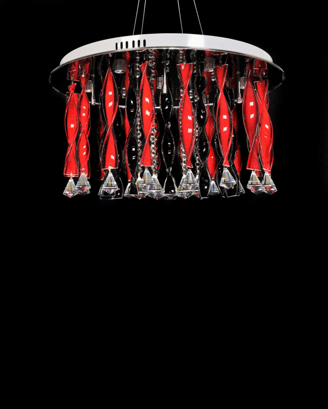 Подвесная люстра Lumina Deco Alvedo LDC 9040-17 RED