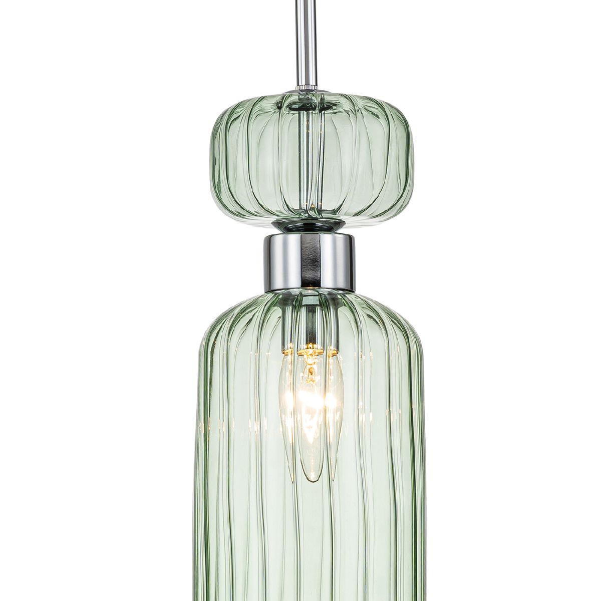 Подвесной светильник Escada Gloss 1141/1S Chrome/Green УЦ