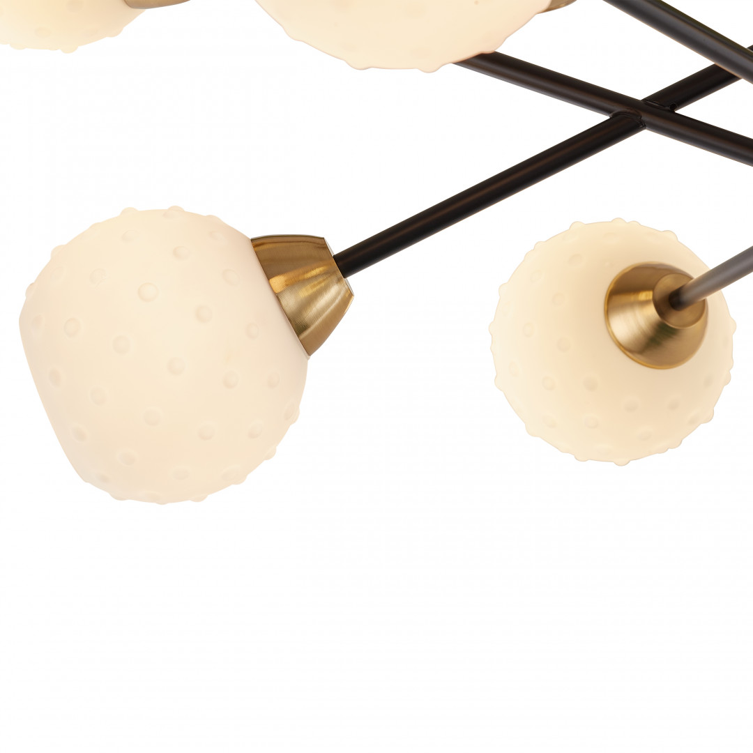 Люстра на штанге Arte Milano Neapolis 278408/8+1 BK/GD