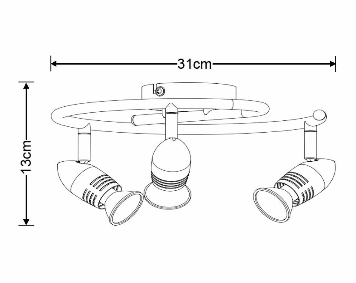 Светодиодный спот Lucide Caro-Led 13955/14/31