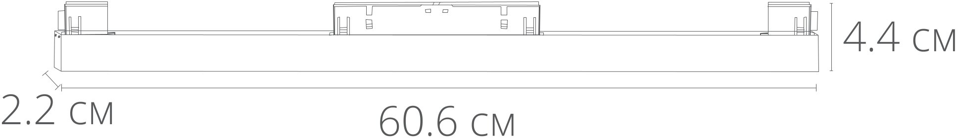 Трековый светильник Arte Lamp Linea A4643PL-1WH в Москве