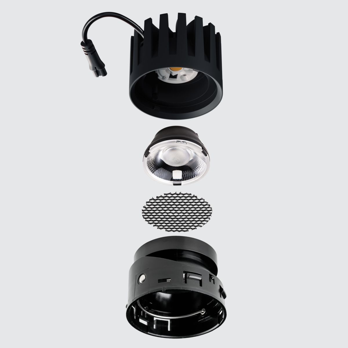 Модуль профессиональный светодиодный 12W 4000K в сборе с суппортом с углом наклона до 30° Lightstar Stella Pro 075084