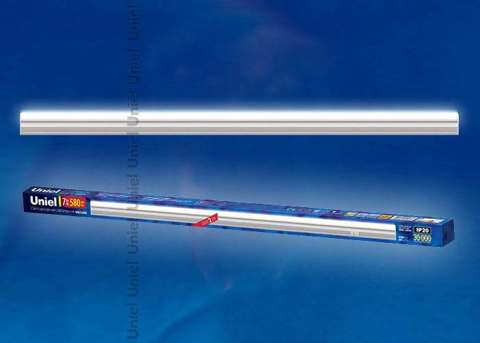 Подсветка накладная с датчиками (07731) Uniel ULE-F02-4,5W/NW/OS IP20 Silver