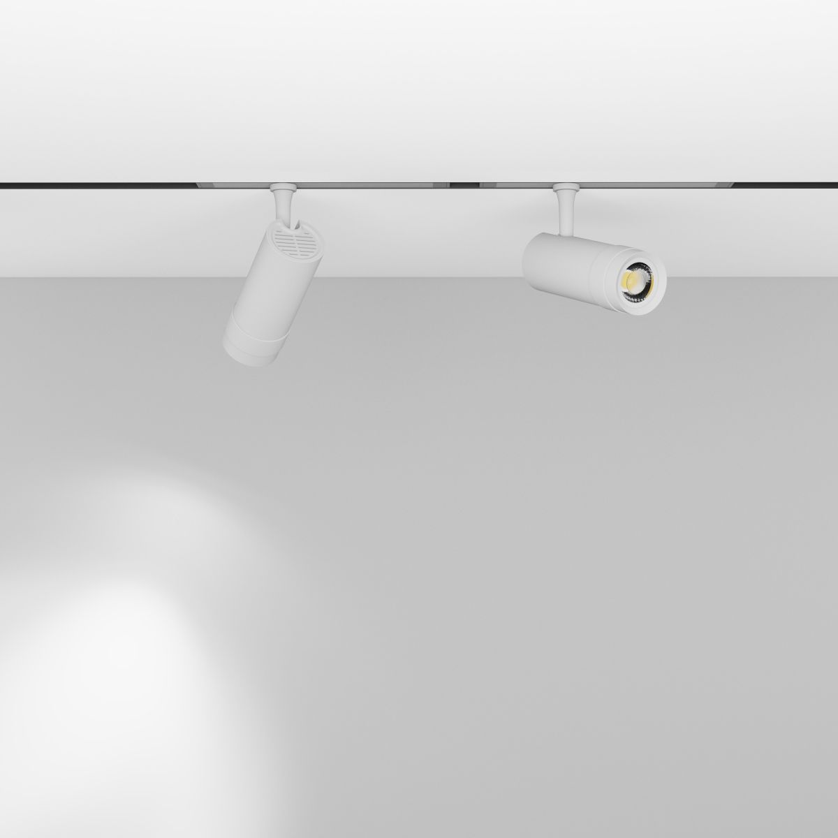 Трековый светильник Luminotti Slimline Baddy L.223.10.CCT.WH