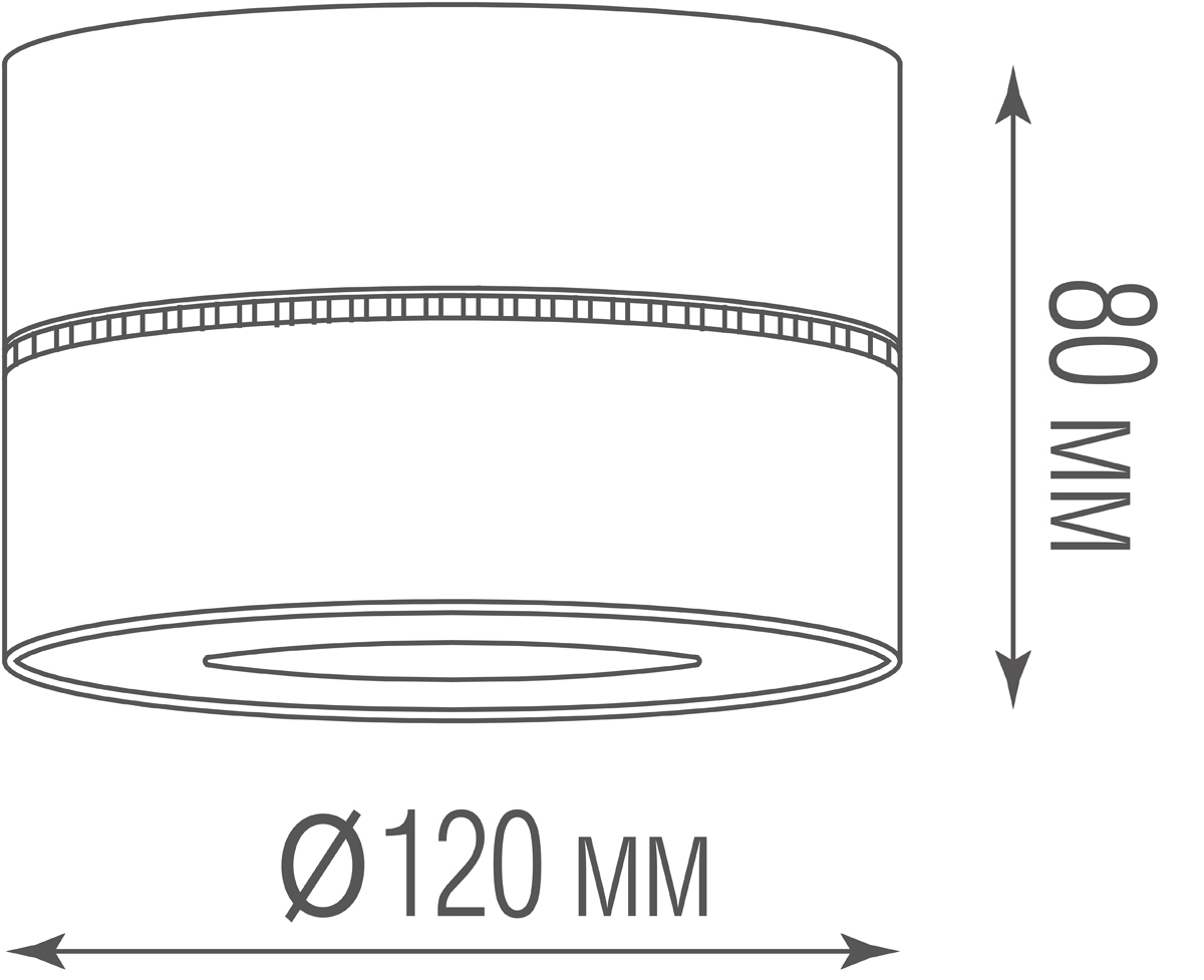 Накладной спот Donolux Sun DL18958R25W1B