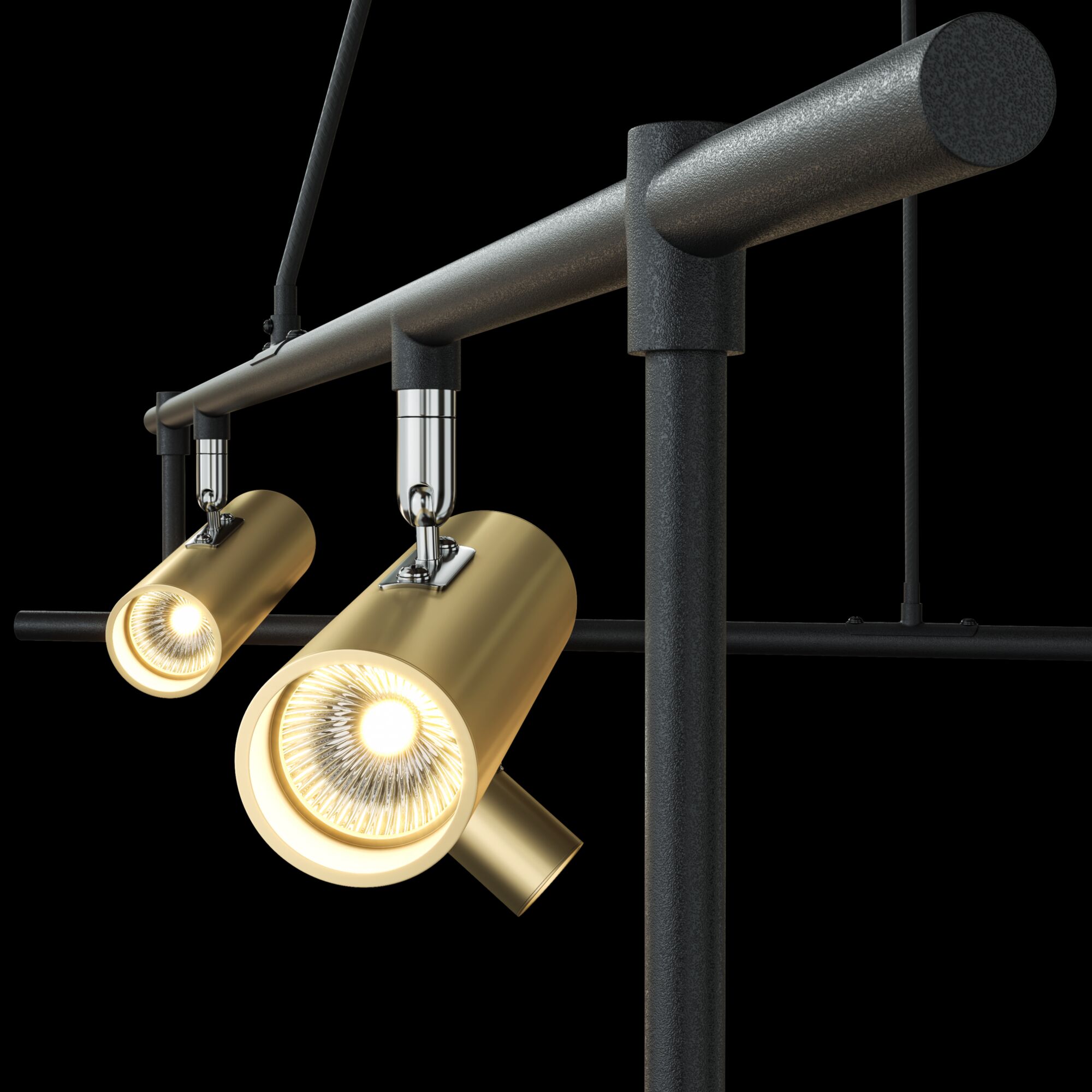 Подвесная люстра Maytoni Technical Rami MOD128PL-12GB