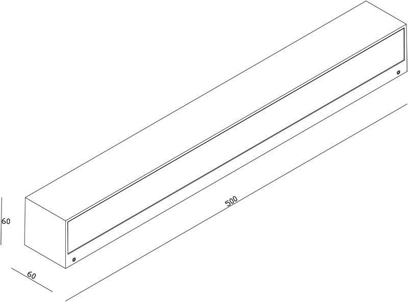 Уличный настенный светильник Deko-Light Linear 731134