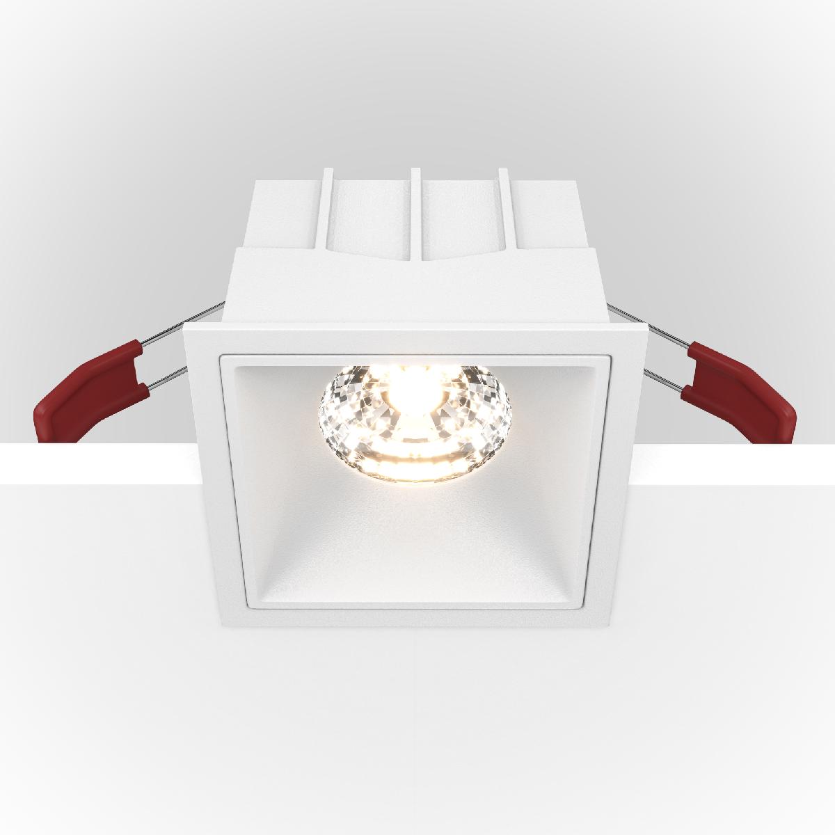 Встраиваемый светильник Maytoni Technical Alfa LED DL043-01-15W4K-SQ-W