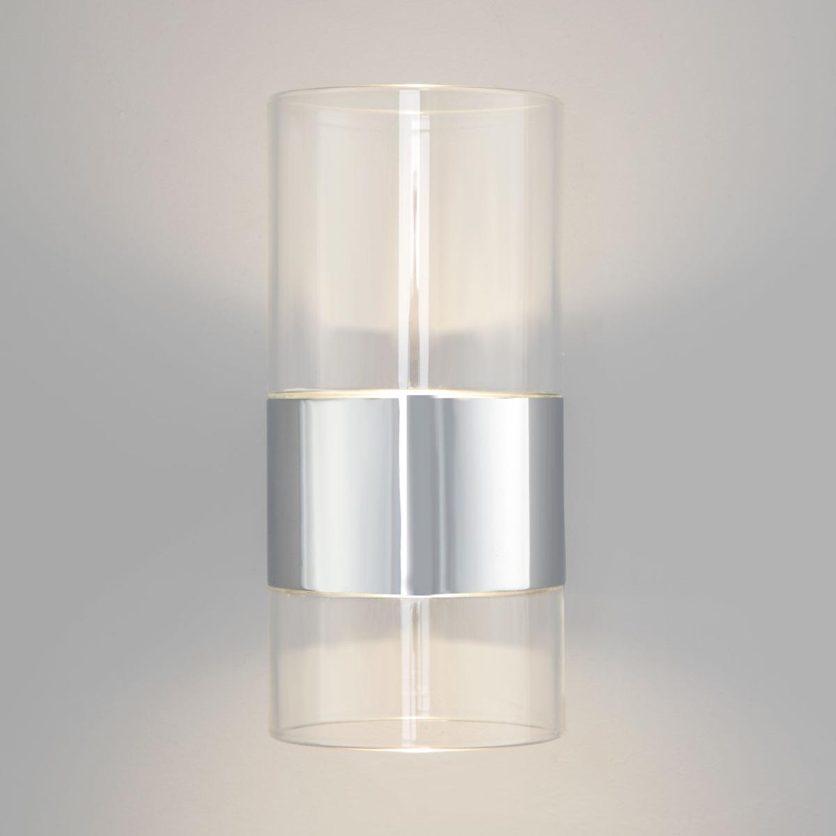 Настенный светильник Eurosvet Watford 40021/1 LED хром/прозрачный a062085