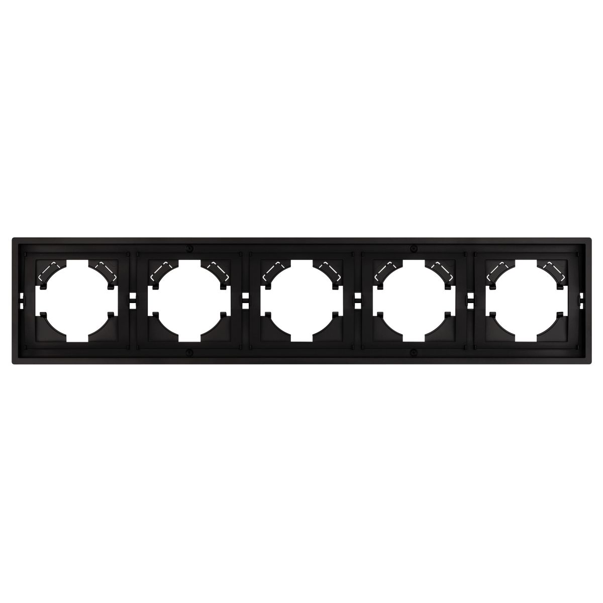 Рамка пластиковая на 5 постов Arlight FRM-TENDO-PL-5-BK 053852