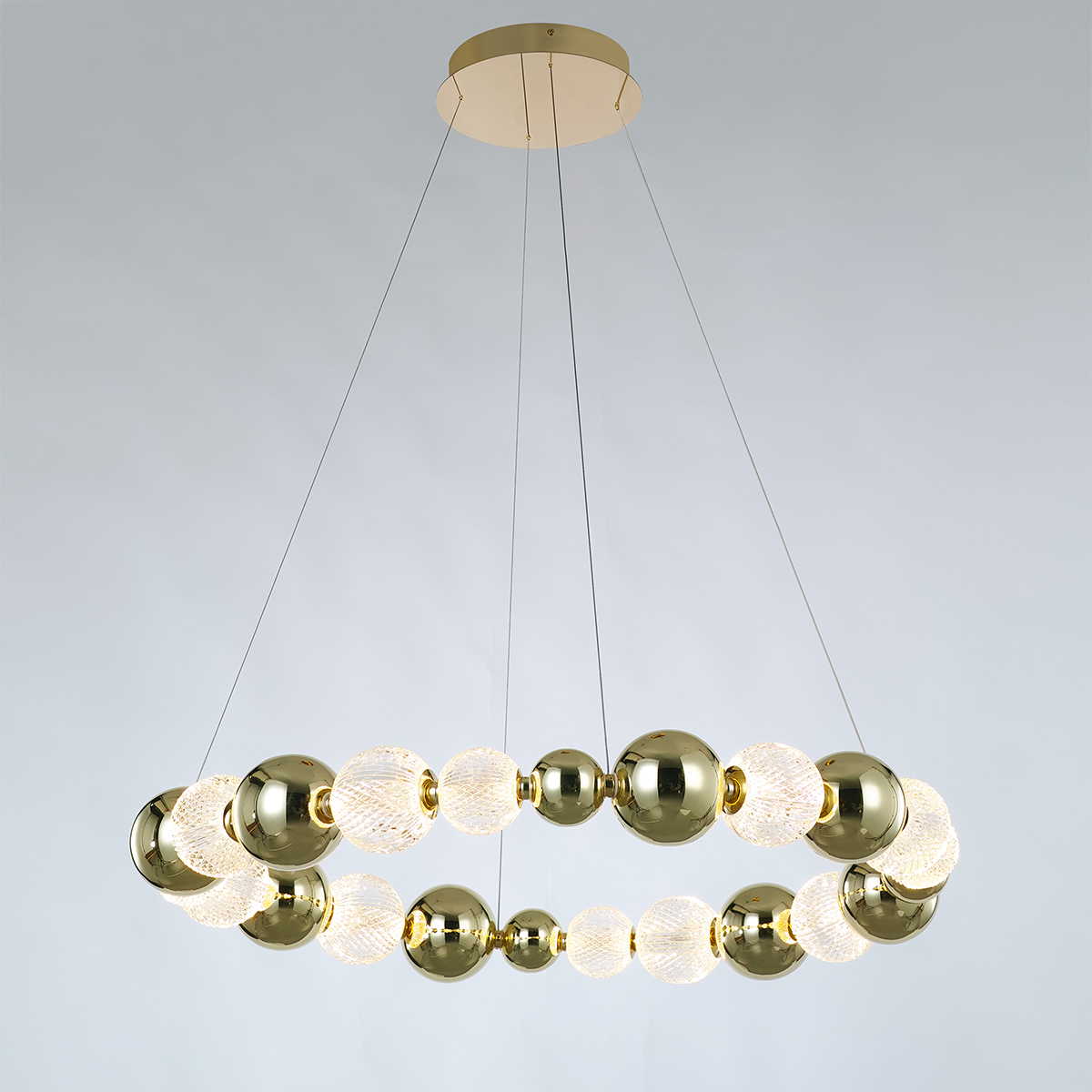 Подвесной светильник DeLight Collection Elliot Diamante MD21001002-1C gold