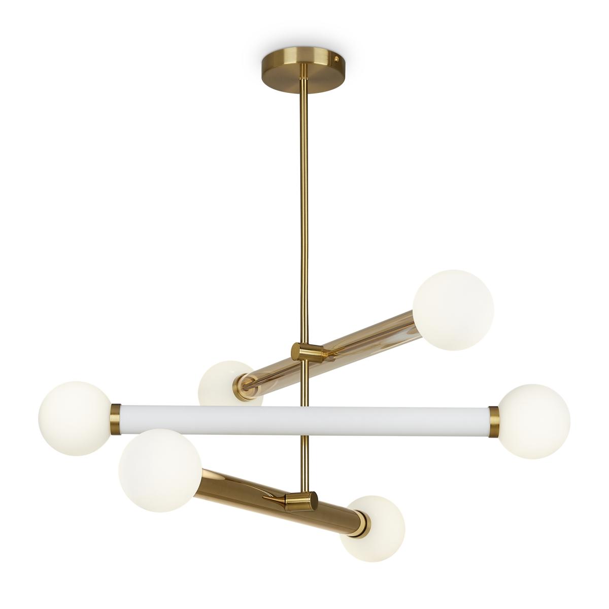 Люстра на штанге Freya Cross FR5381PL-06G