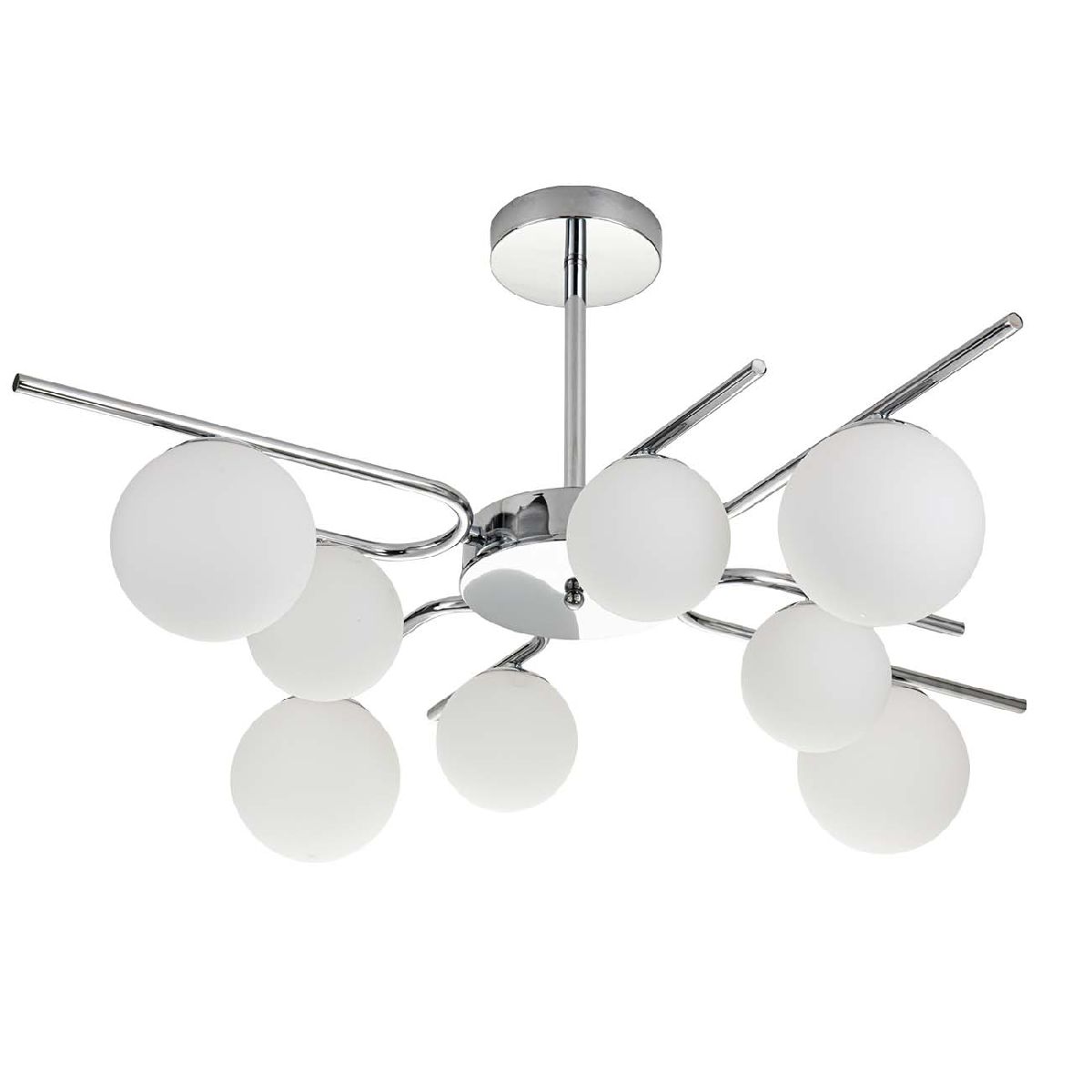 Люстра на штанге Escada Sphere 642/8P Silver УЦ