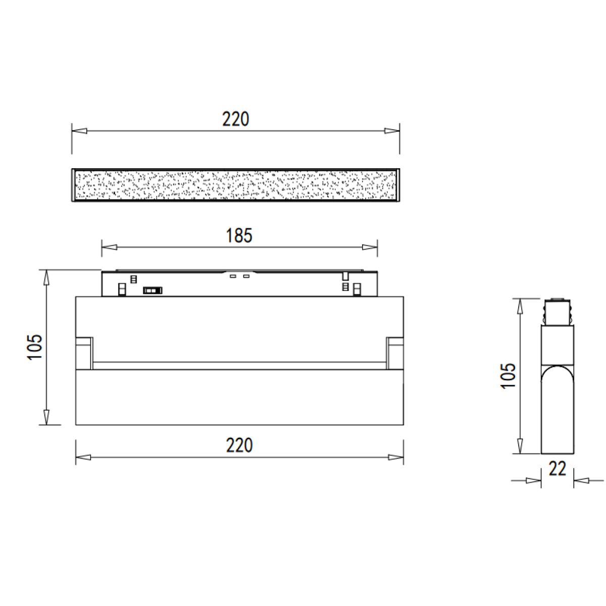 Трековый светильник Donolux Line DL20294NW12WDIM