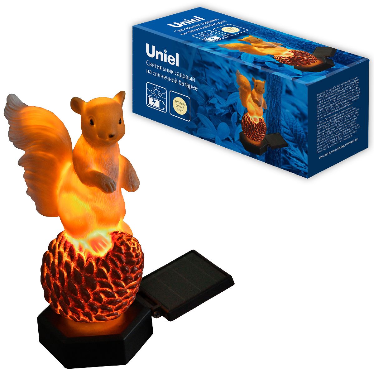 Садовый светильник на солнечной батарее Uniel USL-S-834/PM410 SQUIRREL UL-00012769