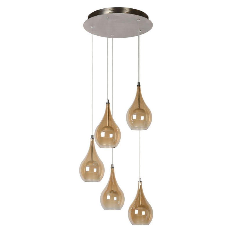 Подвесная светодиодная люстра для низких потолков Lucide Jarich Led 36419/25/62