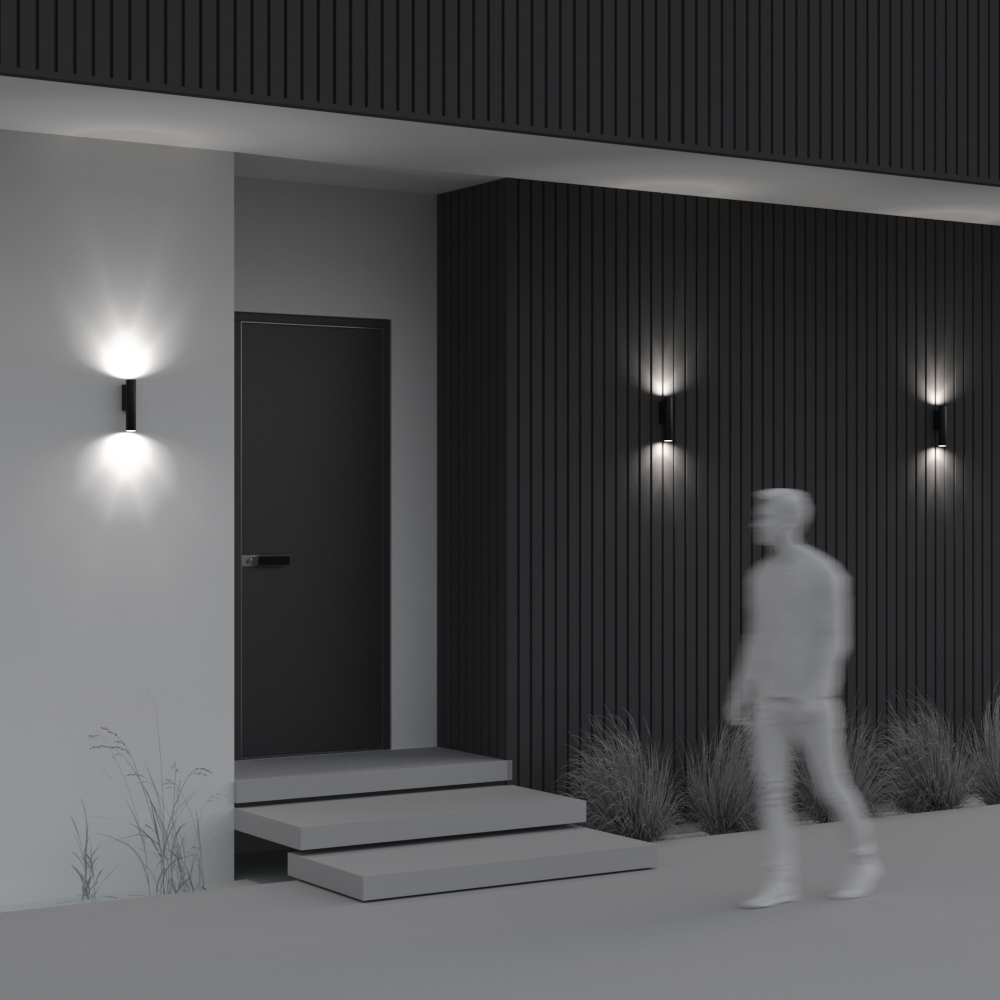 Уличный настенный светодиодный светильник Maytoni Tube O508WL-L6B3K