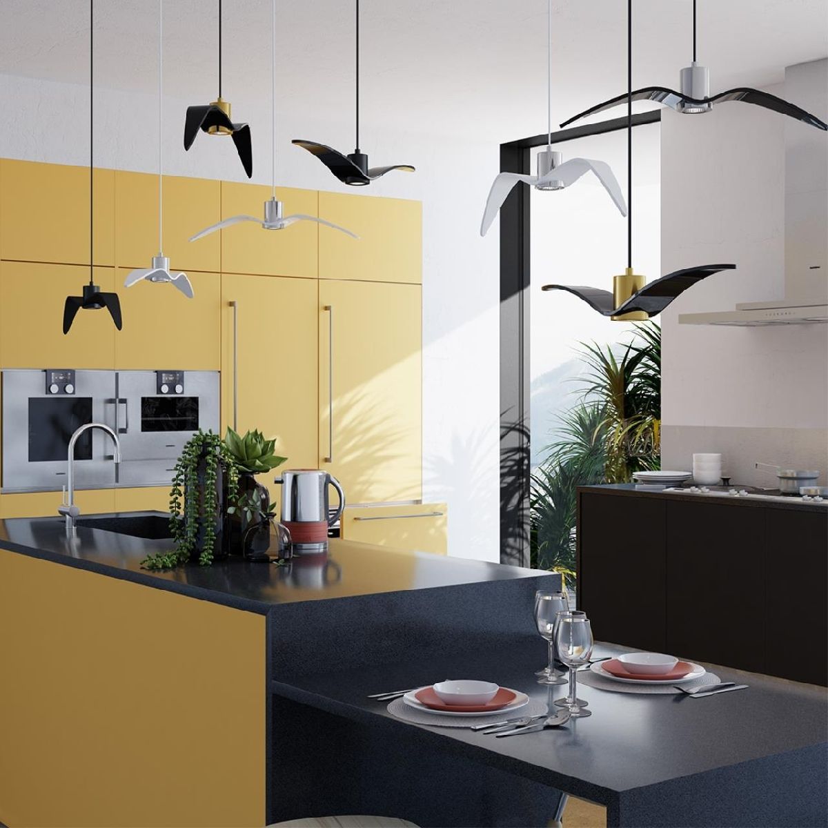 Подвесной светильник Odeon Light Birds 4902/1B УЦ