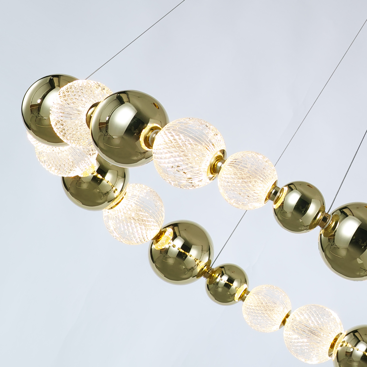 Подвесной светильник DeLight Collection Elliot Diamante MD21001002-1C gold