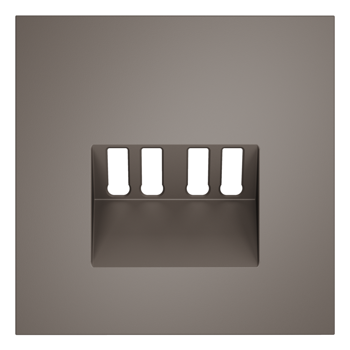 Накладка для розетки акустической 4-местной  Voltum S70 (капучино) VLS001514