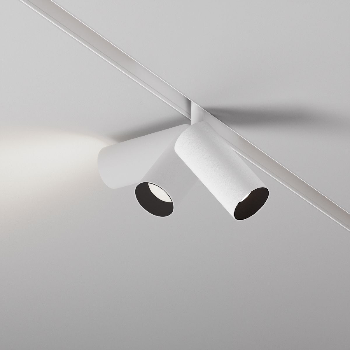 Трековый магнитный светильник Maytoni Focus LED TR032-4-5WTW-S-DD-W