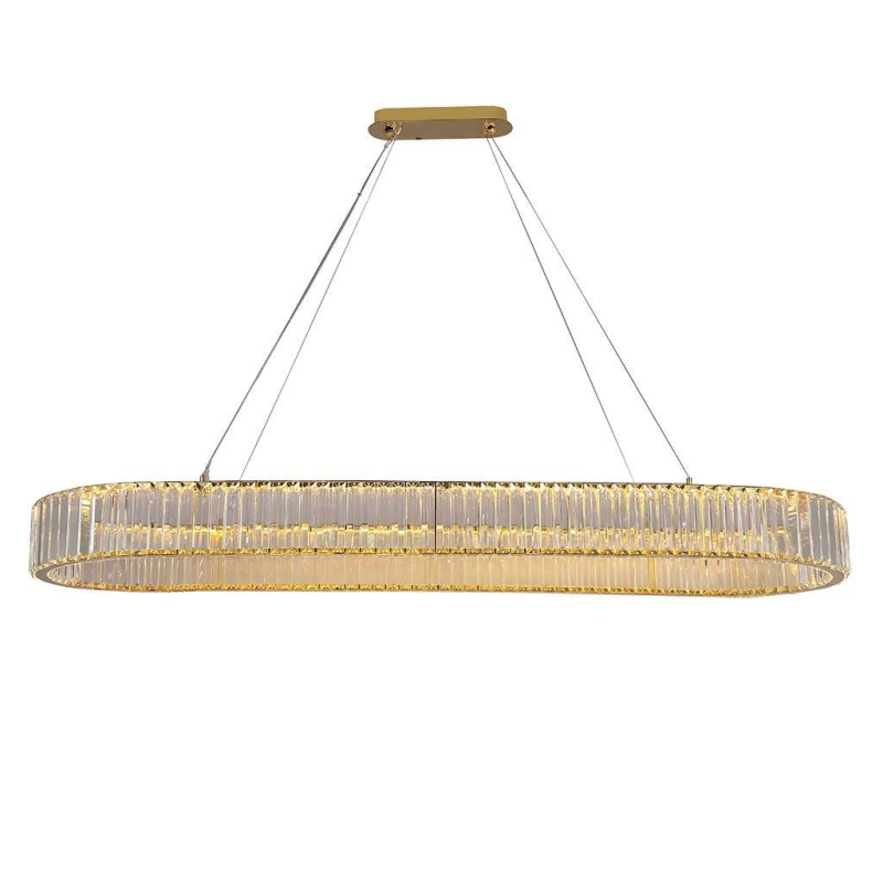 Подвесной светодиодный светильник Newport 8445/140 oval gold М0065056