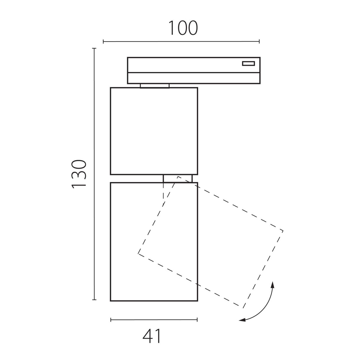 Трековый однофазный профессиональный светильник Lightstar Volta CCT 227016