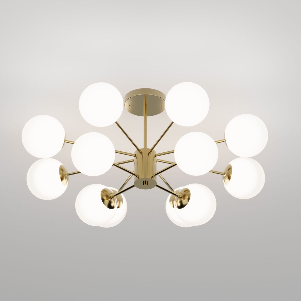 Люстра на штанге Eurosvet Adaline 502002/12 латунь a072105