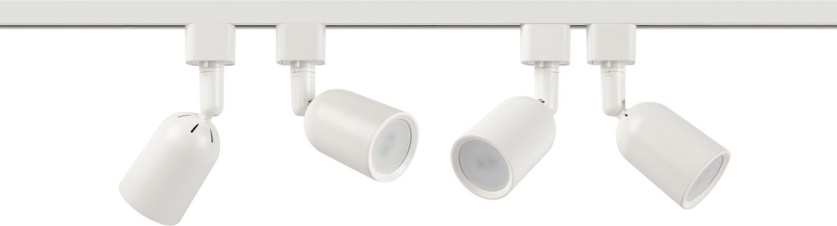 Трековый однофазный светильник (4 шт.) Эра TR41-SET-4-1 WH Б0070007