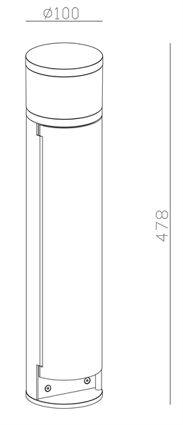 Ландшафтный светильник Deko-Light Socket Tower 733054