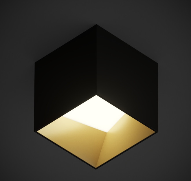 Накладной светильник Ledron SKY OK Black-Gold 00000013707