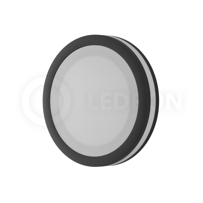 Влагозащищенный светильник LeDron LIP0906-10W-Y 4000K BLACK 00000013671